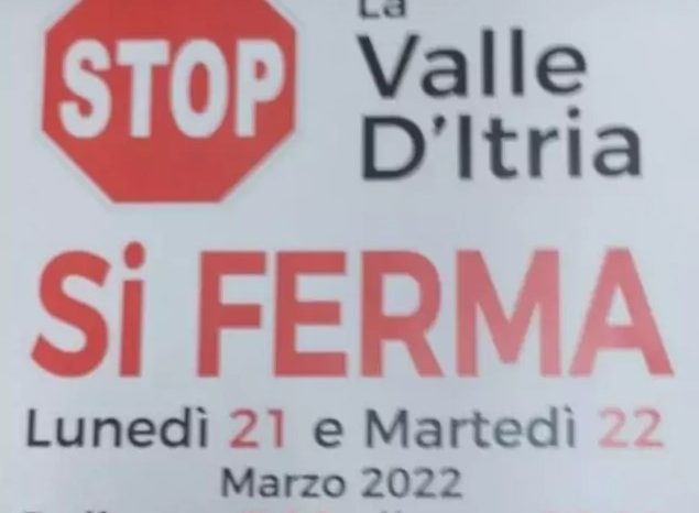Martina Franca: protesta indetta da autotrasportatori, agricoltori di Coldiretti e ristoratori del gruppo Horeca il 21 e 22 Marzo