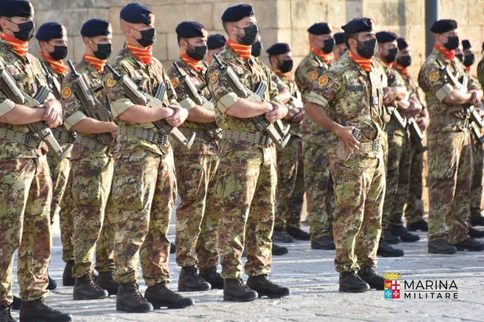 Brindisi: cambio di comando alla Brigata Marina San Marco e Comando del Presidio miliatre di Brindisi