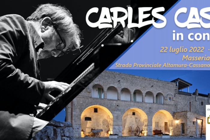ALTAMURA - Carles Cases in concerto per la prima volta al Sud Italia