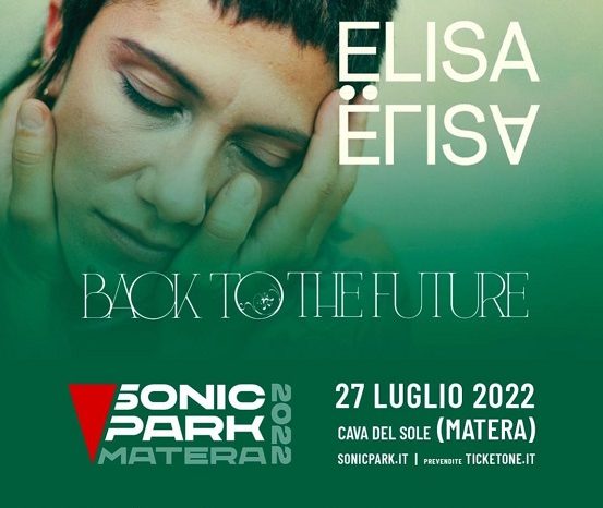 ELISA IN CONCERTO  CON "BACK TO THE FUTURE " ALLA CAVA DEL SOLE DAVID SASSOLI