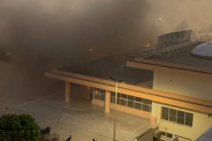 Barletta: incendiata la struttura vicino all'aspedale Monsignor Dimiccoli, dismessa per far fronte alla pandemia