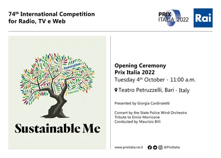 Prix Italia: la 74esima a Bari, dal 4 all’8 ottobre 2022