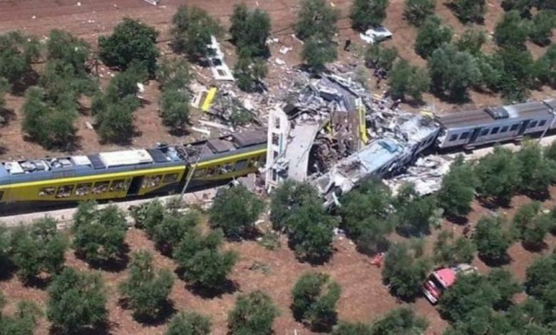 scontro treni Andria-Corato