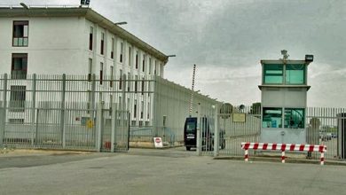ingresso del carcere di Taranto dove si è verificata l’aggressione del detenuto psichiatrico