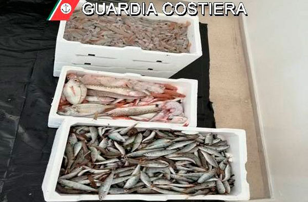 Otranto: sequestri e multe per pesca con rete a strascico