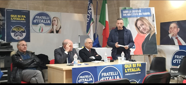 FdI Grottaglie, presentazione del libro dell’On. Patarino.