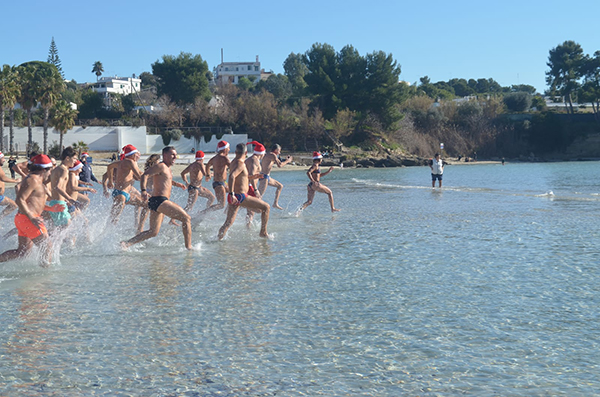 Taranto - A Lido Gandoli bagno di fine d’anno