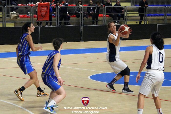 Rinviato il match di basket della Nuovi Orizzonti Taranto