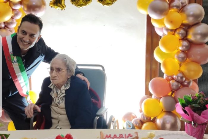 Fragagnano, Maria Addolorata Franco compie 100 anni: festa con il Sindaco Fischetti