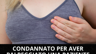 Condannato per aver palpeggiato una paziente