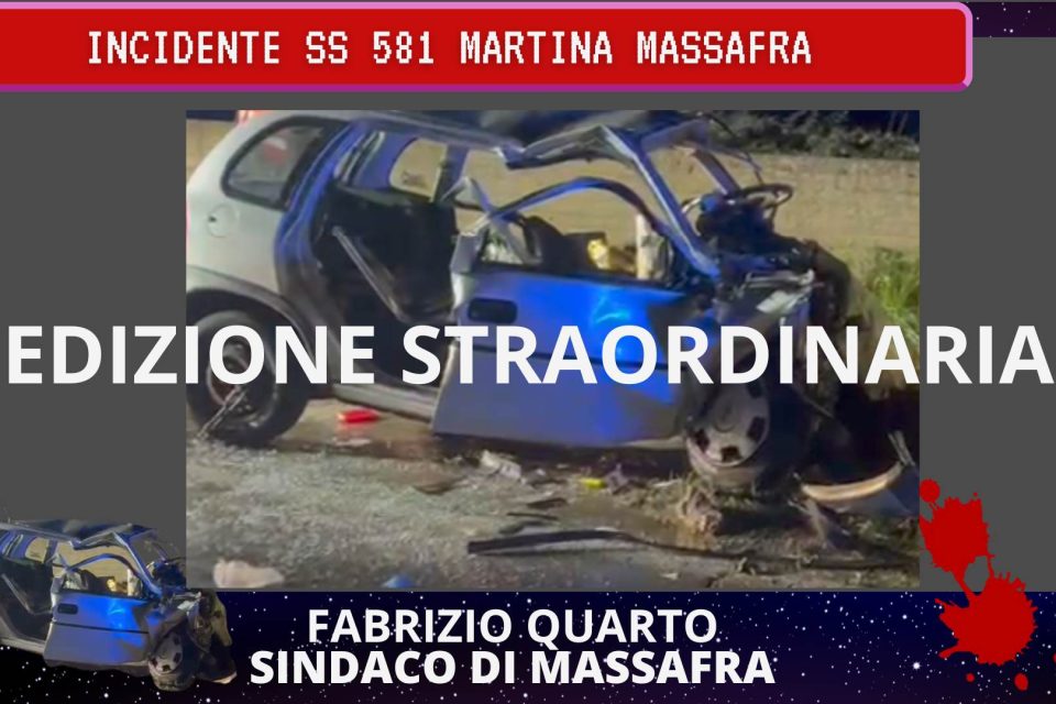 Ecco quanto è avvenuto sulla ex SS 581 dove sono morti tre ragazzi