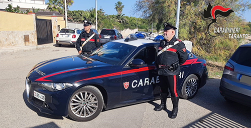 Controlli straordinari dei Carabinieri di Taranto.