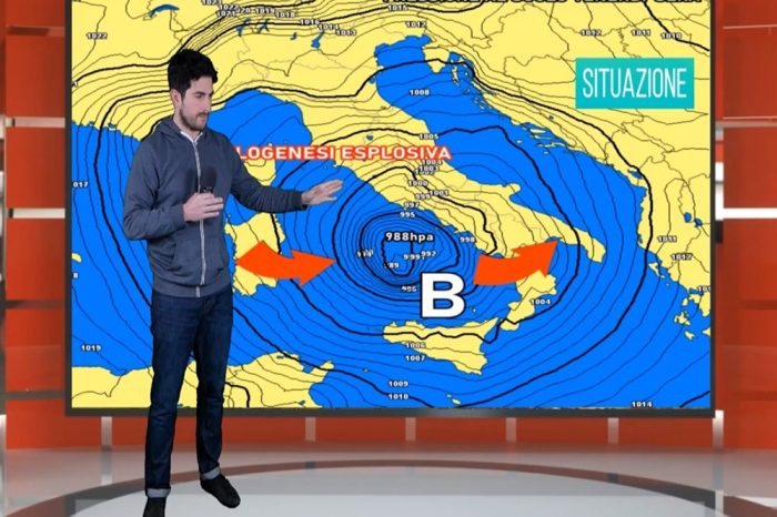 Meteo Puglia: ciclone in arrivo, poi FREDDO, piogge e nevicate!