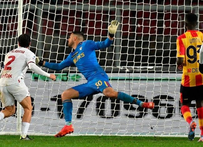 Il Lecce sfiora la vittoria con il Milan