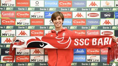 La SSC Bari comunica di aver acquisito a titolo definitivo dalla SS Juve Stabia i diritti delle prestazioni sportive del calciatore Edoardo Sarri