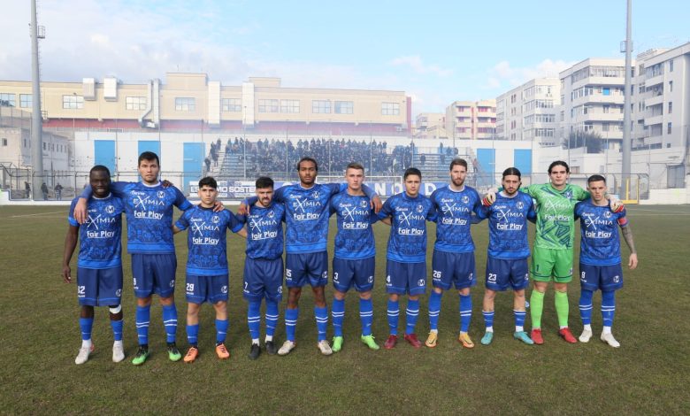 IL Martina schierato nella partita contro il Barletta (Foo Paolo Coserva)