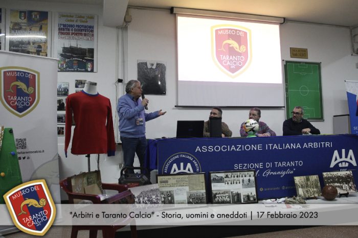 L’Associazione Museo del Taranto Calcio incontra gli arbitri