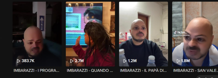 Giuseppe-Ninni Mandrake su Tik-Tok
