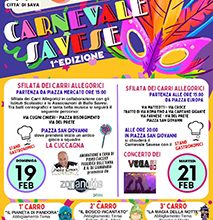 Ritorna il carnevale a Sava