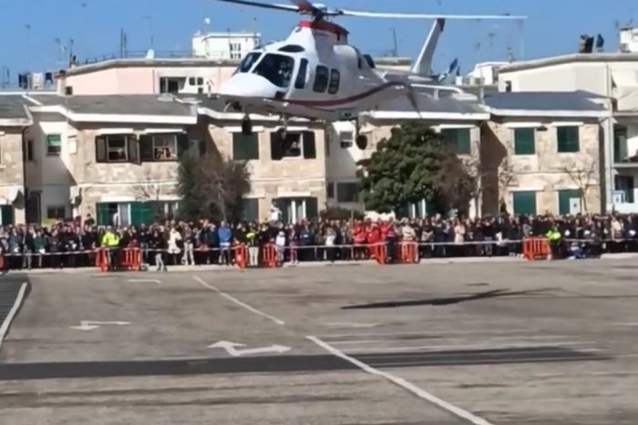 La Madonna di Loreto arriva a Martina Franca in elicottero