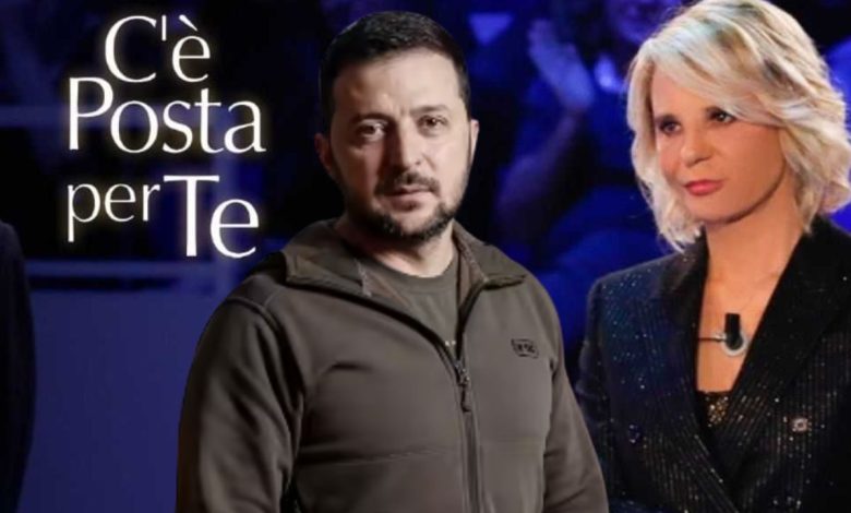 Zelensky da Sanremo a C'è posta per te