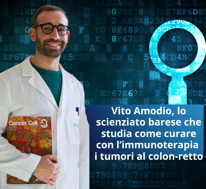 Vito Amodio ha studiato come curare i tumori al colon retto. intervista allo scienziato pugliese