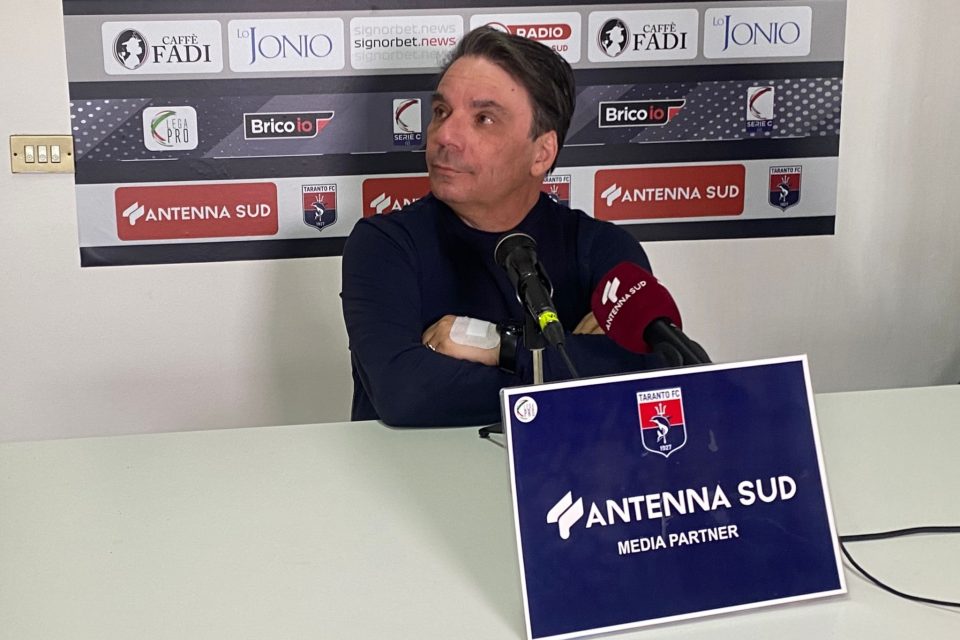 Taranto - Mister Capuano: "Meritiamo tanta gente allo stadio"