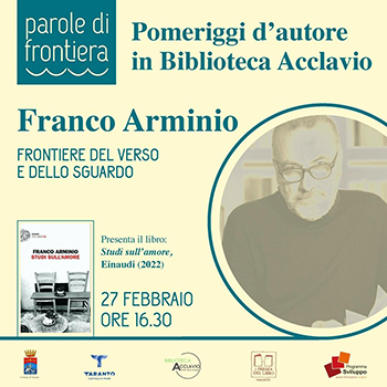 Pomeriggi d’autore Franco Arminio presenta il suo libro: “Studi sull’amore”