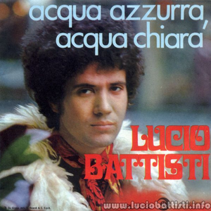 Acqua azzurra acqua chiara. La copertina