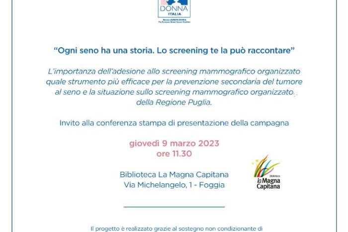 Registro tumori, giovedì conferenza stampa a Foggia