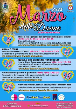 Leporano si tinge di rosa