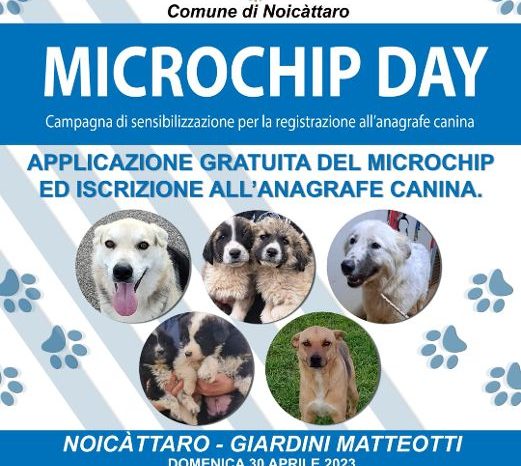 Microchip Day per la tutela degli animali e riduzione del randagismo