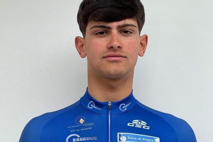 Il nuovo campione regionale juniores di ciclismo Francesco Solito - Un altro titolo a Martina Franca