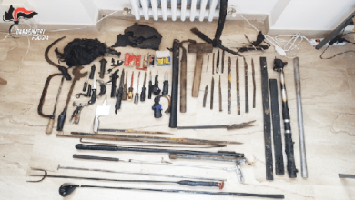 armi in auto arrestato