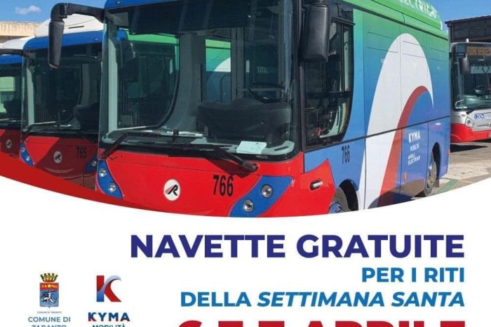 Taranto - Bus-navette per i riti