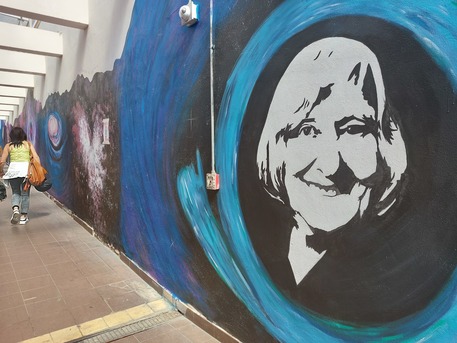 La street art omaggia Margherita Hack e Marconi