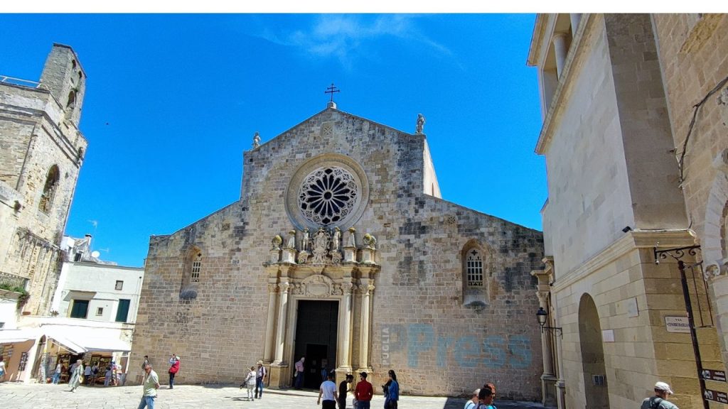 Otranto potrebbe essere la sede del prossimo G7 in Puglia. Nella foto la  cattedrale di Santa Maria Annunziata 