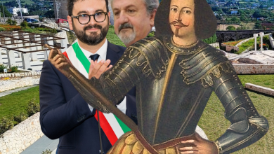 Parco Via Orti del Duca: Nella foto il Duca, il Sindaco ed il Governatore