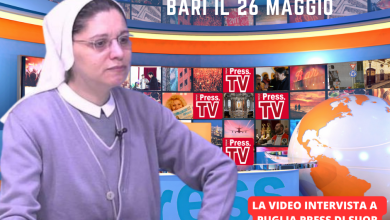 Suor Anna Monia Alfieri in diretta a Puglia Press