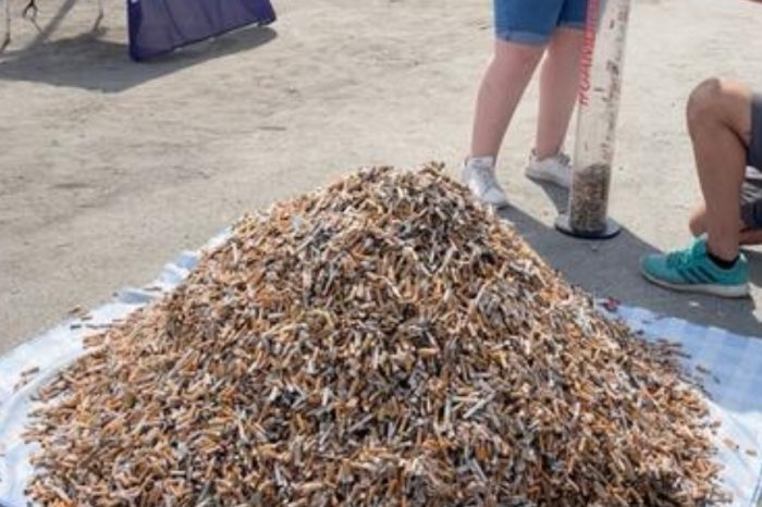 Volontari di Plastic Free liberano la Puglia dai mozziconi di sigaretta