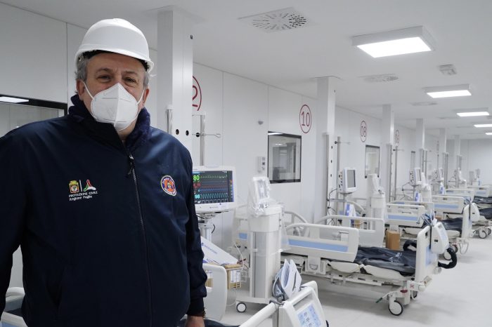 Utilizzo di attrezzature dell’Ospedale Covid in Fiera: tutto pronto per il trasferimento alla ASL Bari