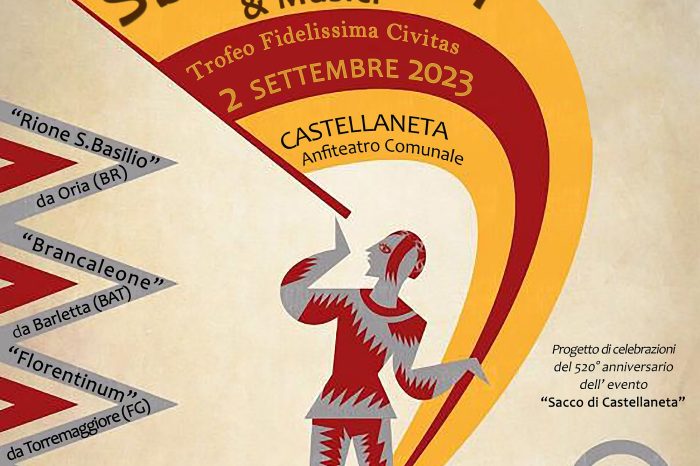 Festival degli Sbandieratori e Musici Trofeo Fidelissima Civitas sabato 2 settembre a Castellaneta