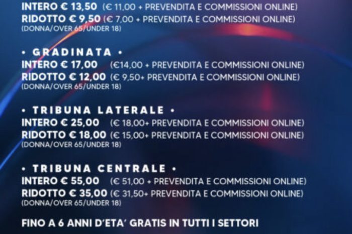 Taranto Fc - Da domani vendita tickets