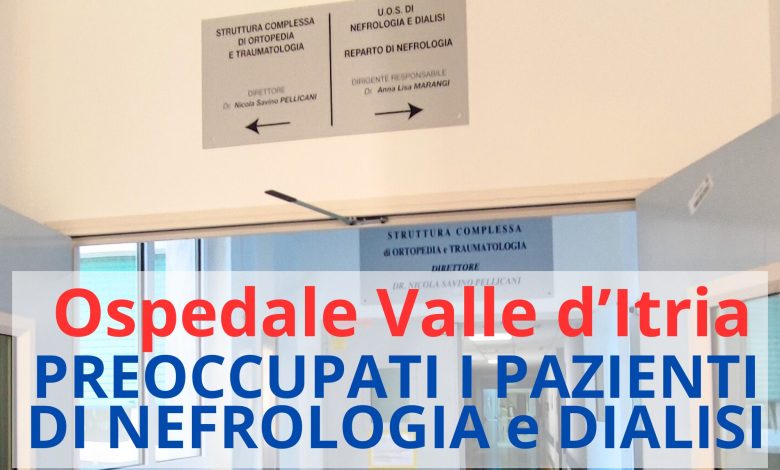 Emergenza Nefrologia: Ospedale Martina Franca al collasso. E' la fine?