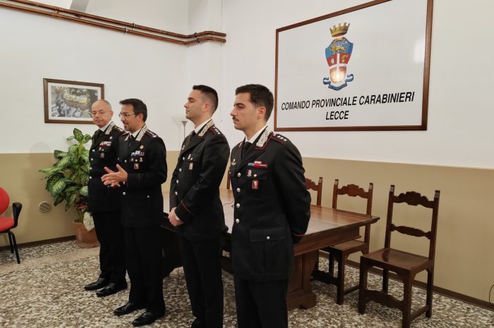 Cambiamenti importanti nella leadership dei carabinieri a Lecce, Gallipoli e Campi Salentina