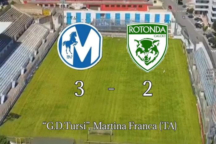 Martina Franca - la rimonta da sogno: 3-2 al Rotonda
