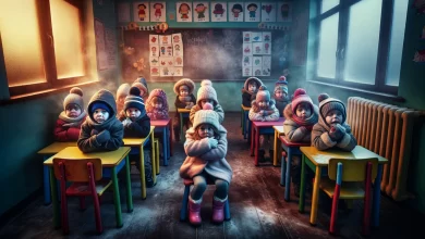 Bambini al Freddo a San Paolo frazione di Martina Franca