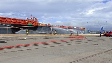 Esercitazione antinquinamento a Taranto