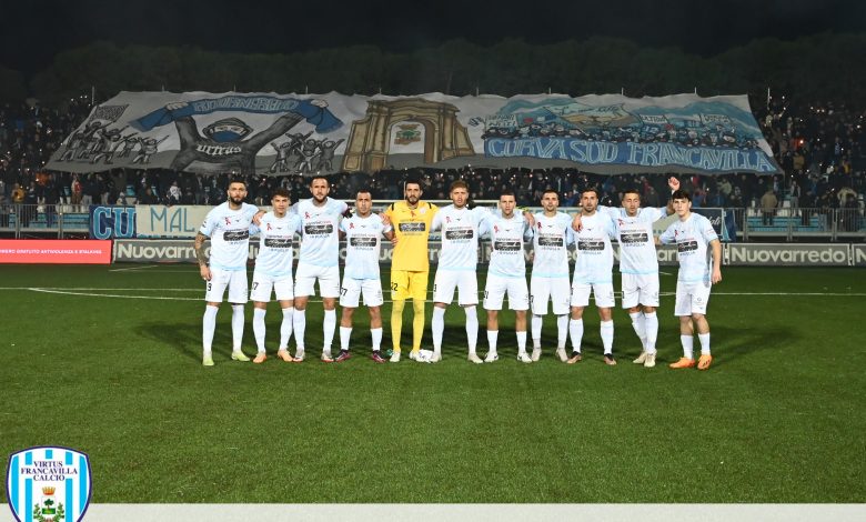 La rinascita della Virtus Francavilla che vince il derby con il Brindisi (Ph Francesco Miglietta)