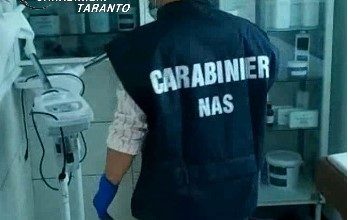 Sequestro dispositivi medici Taranto